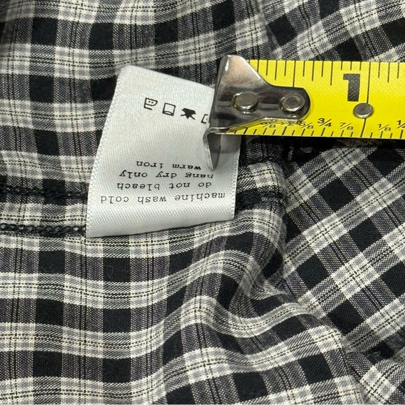 Rag & Bone Sz L Shirt Men’s Black & White Plaid Button Down Cotton Classic - Picture 6 of 6
